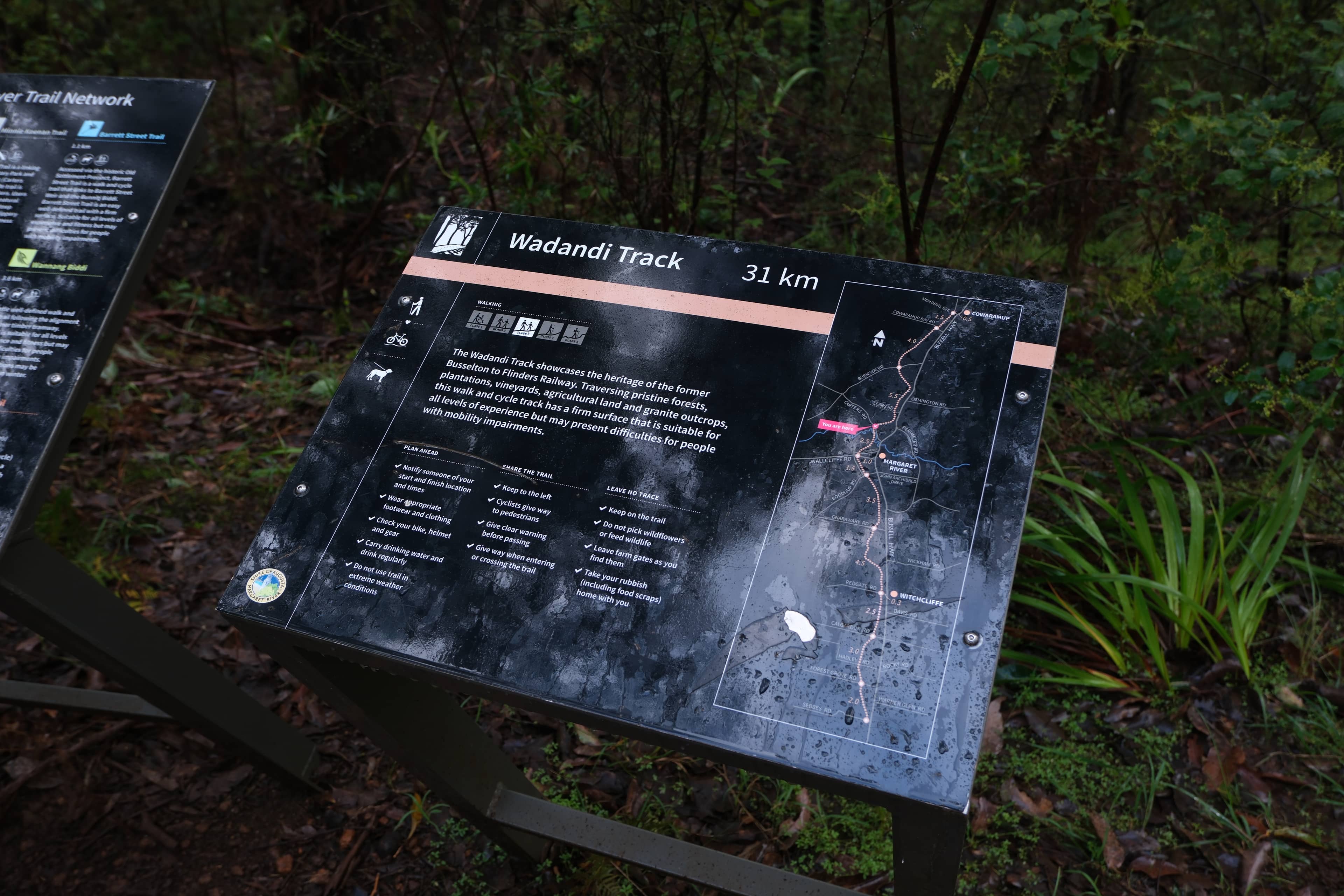Cycling on the Wadandi Track