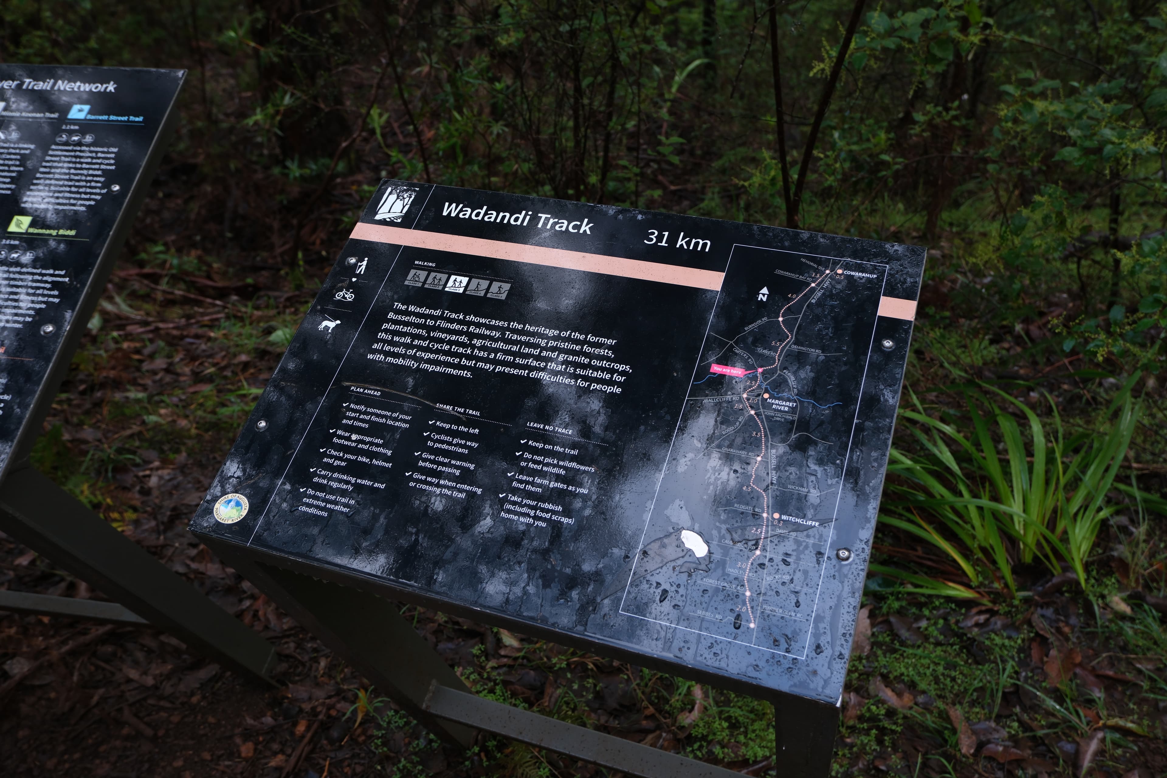 Cycling on the Wadandi Track