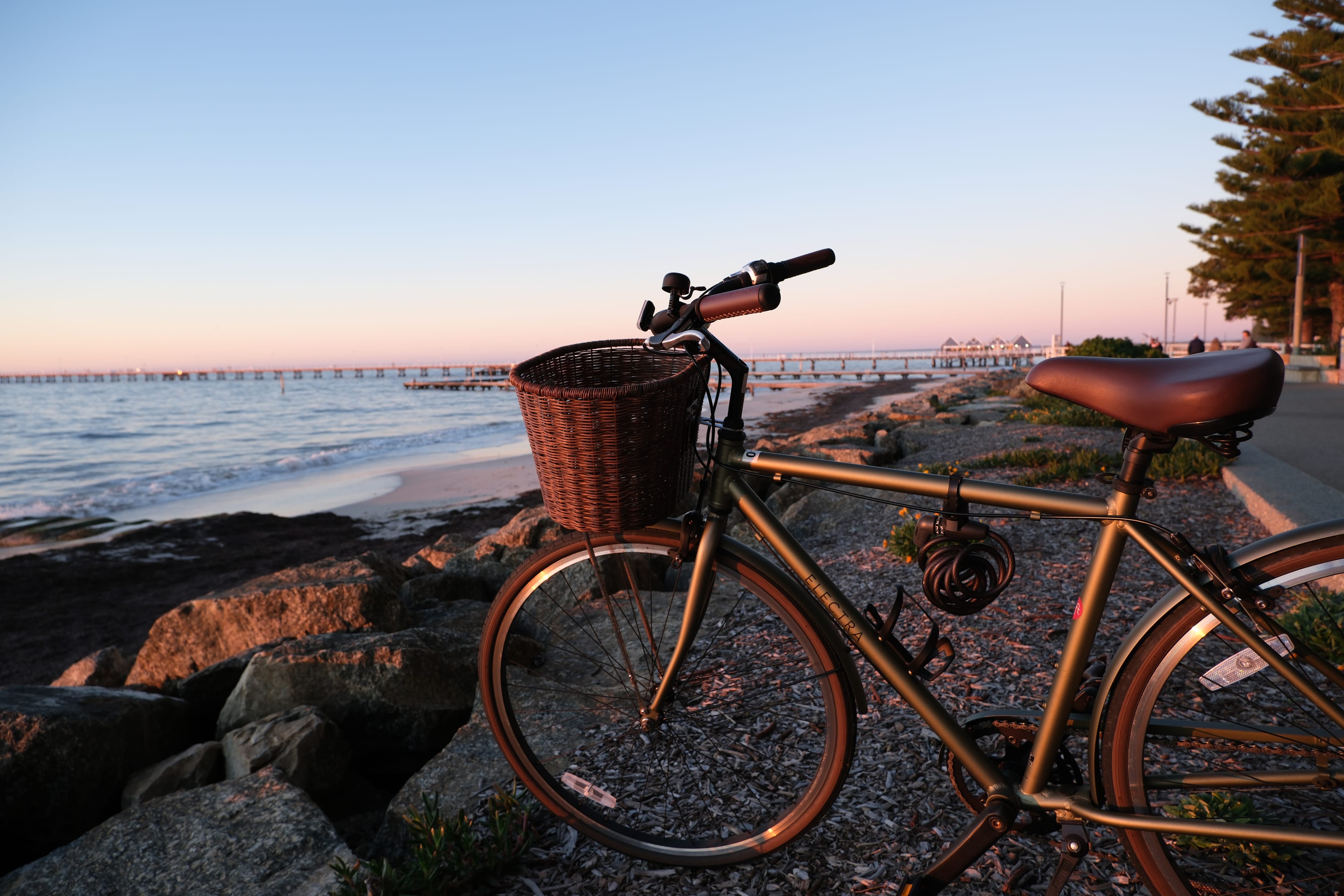 Busselton town map cycling guide