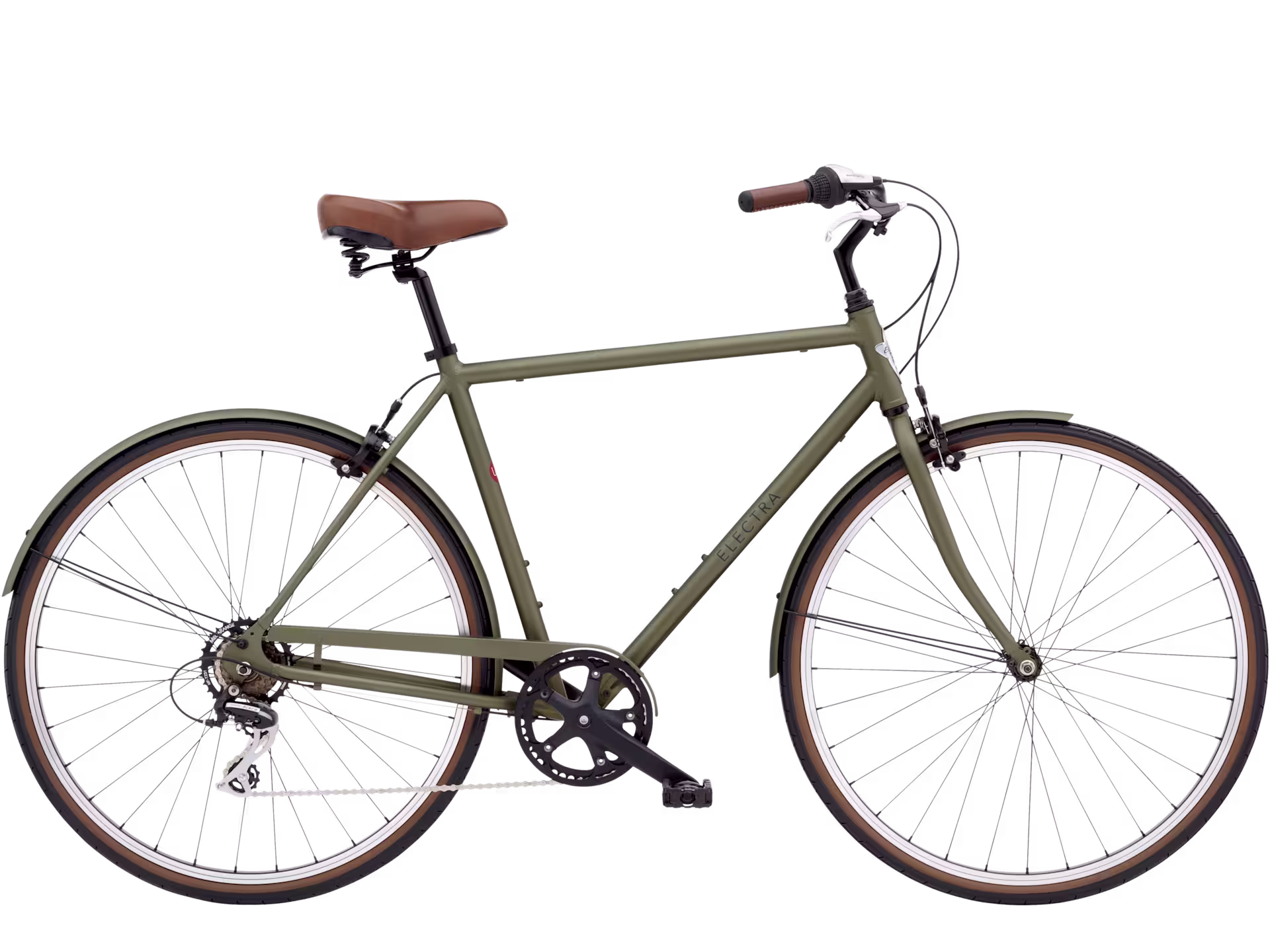 Town bike for hire in Busselton - comfortable upright riding position