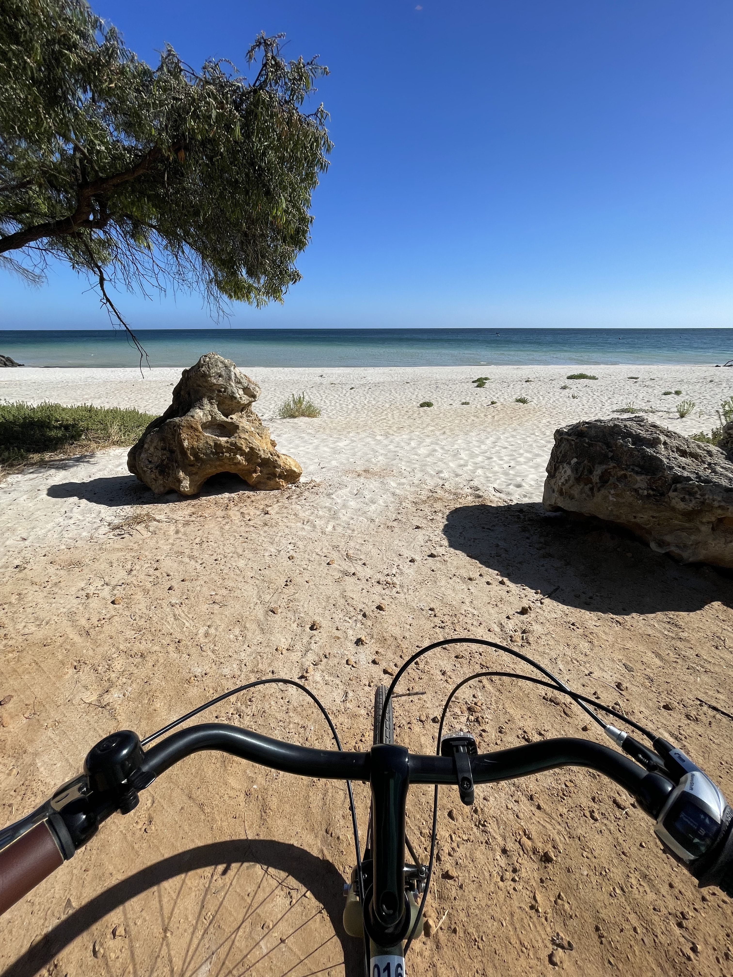 Beach near cycle path on the Busselton Bike Loop